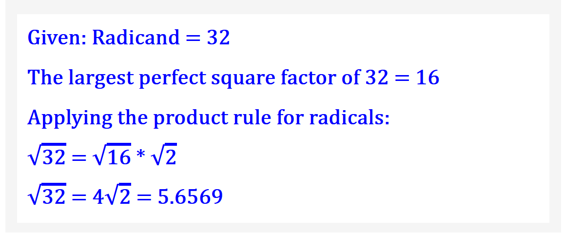 Find the Square Root of a Number - MathOnDemand.com