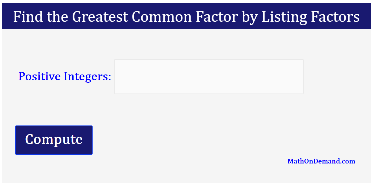 greatest-common-factor-between-15-and-60-mathondemand