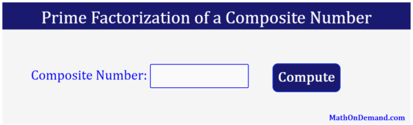 find the prime factorization of 641 and 100