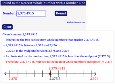 2375.4915 rounded to the nearest whole number (ones place)