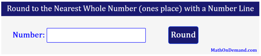 445 89 Rounded To The Nearest Whole Number ones Place With A Number 