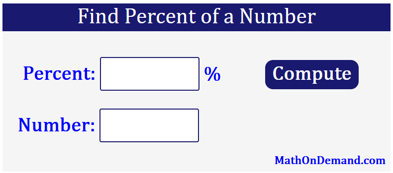25 Percent Of 200 MathOnDemand