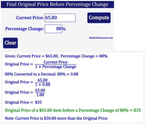 find-original-price-before-percentage-change-mathondemand